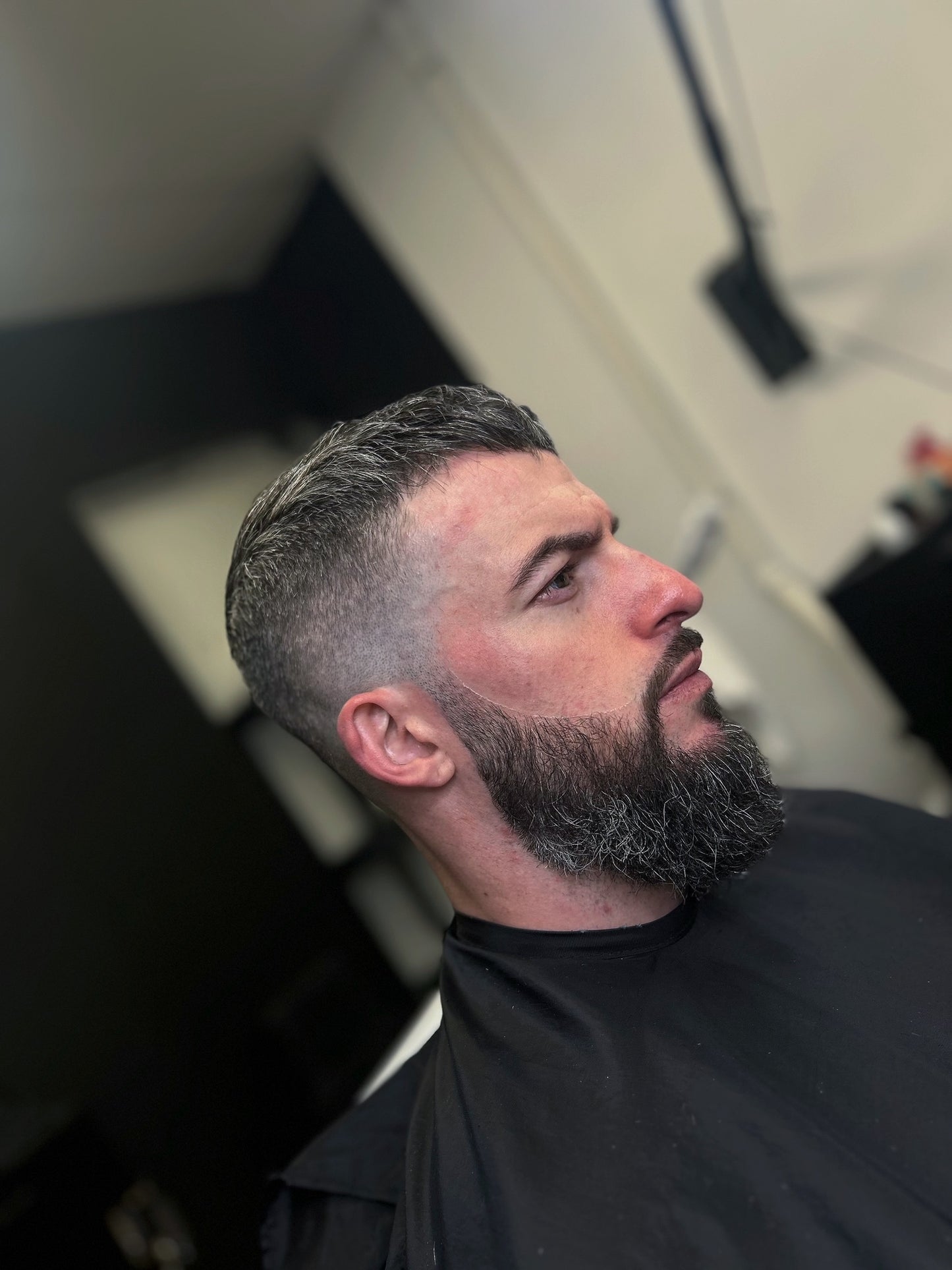 adult haircut.