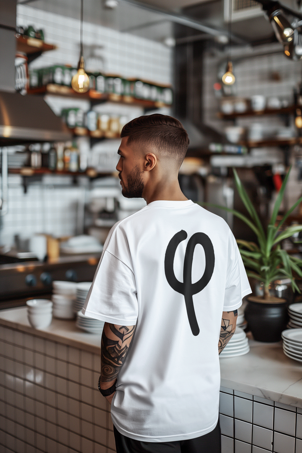 statement cotton shirt "salvation"