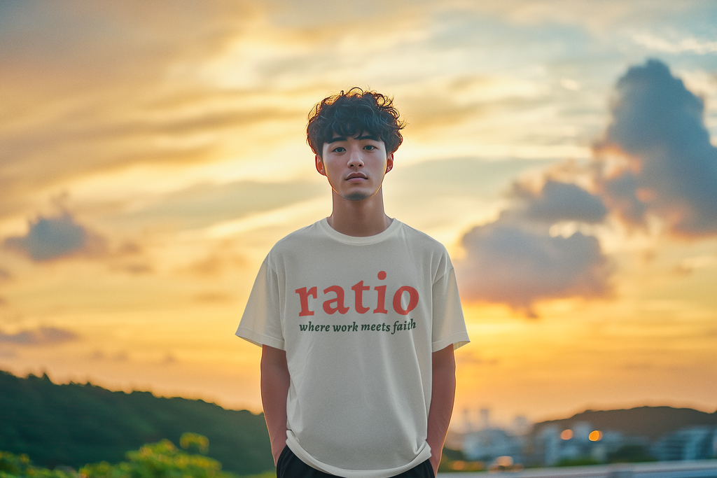 statement cotton shirt "yr 1 spring."