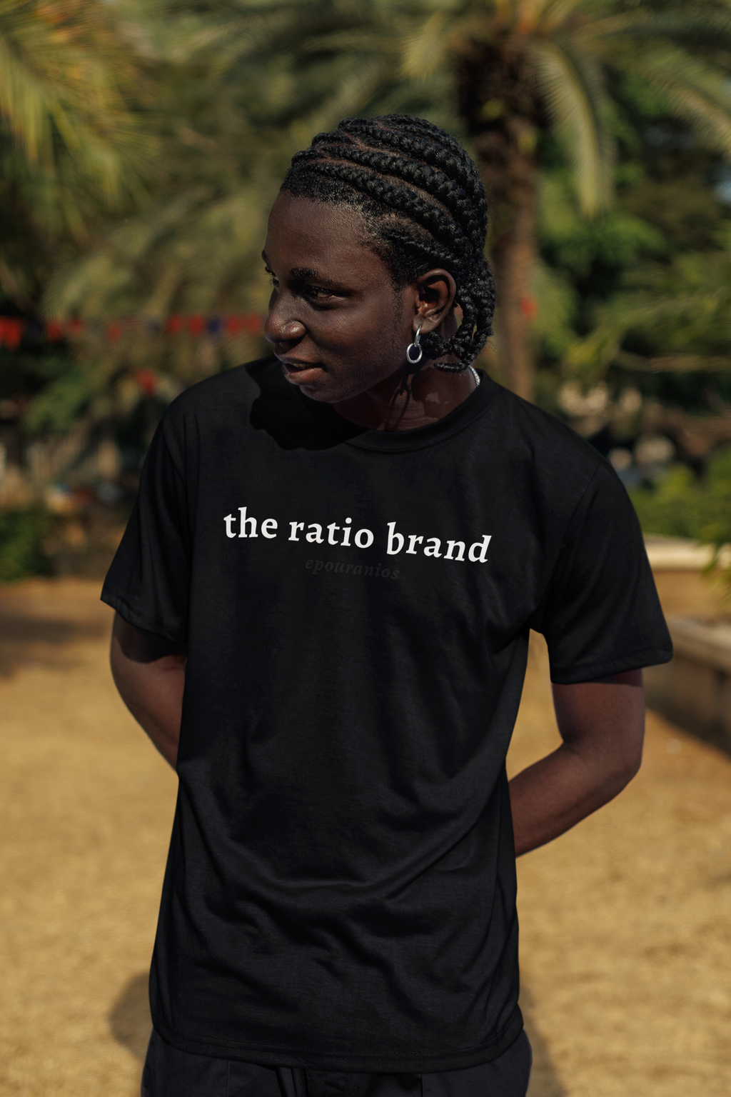 signature logo cotton shirt "heavenly places"