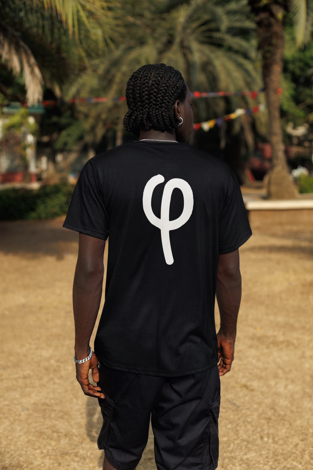 signature logo cotton shirt "heavenly places"