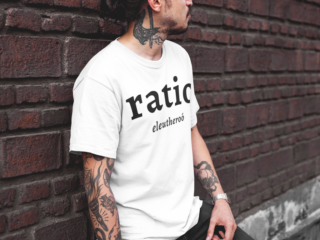 statement cotton shirt "salvation"